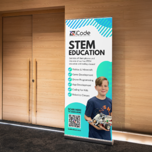 33” x 80” General Offering Retractable Banner Stand